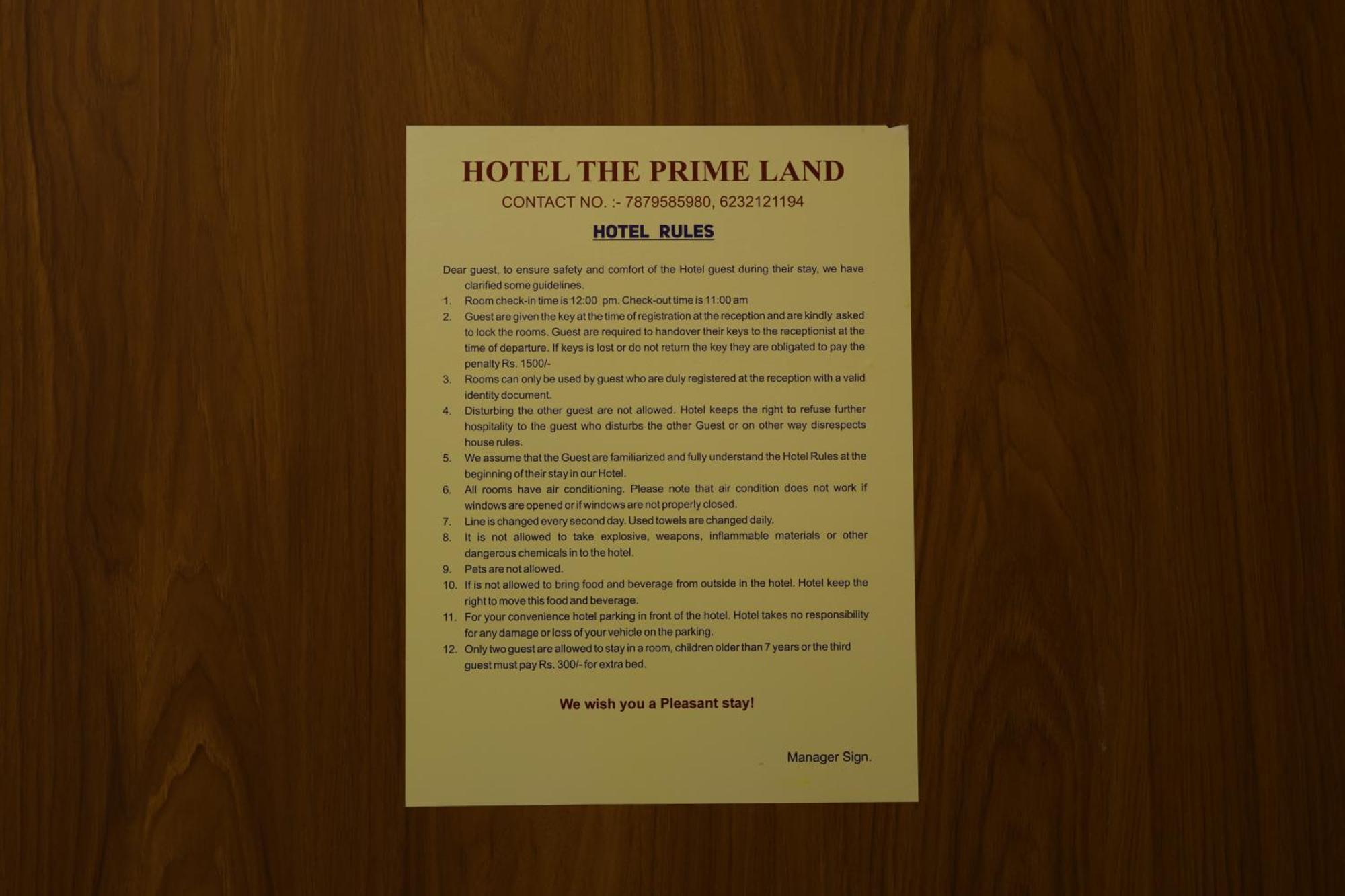 Hotel The Prime Land Hoshangabad Eksteriør billede